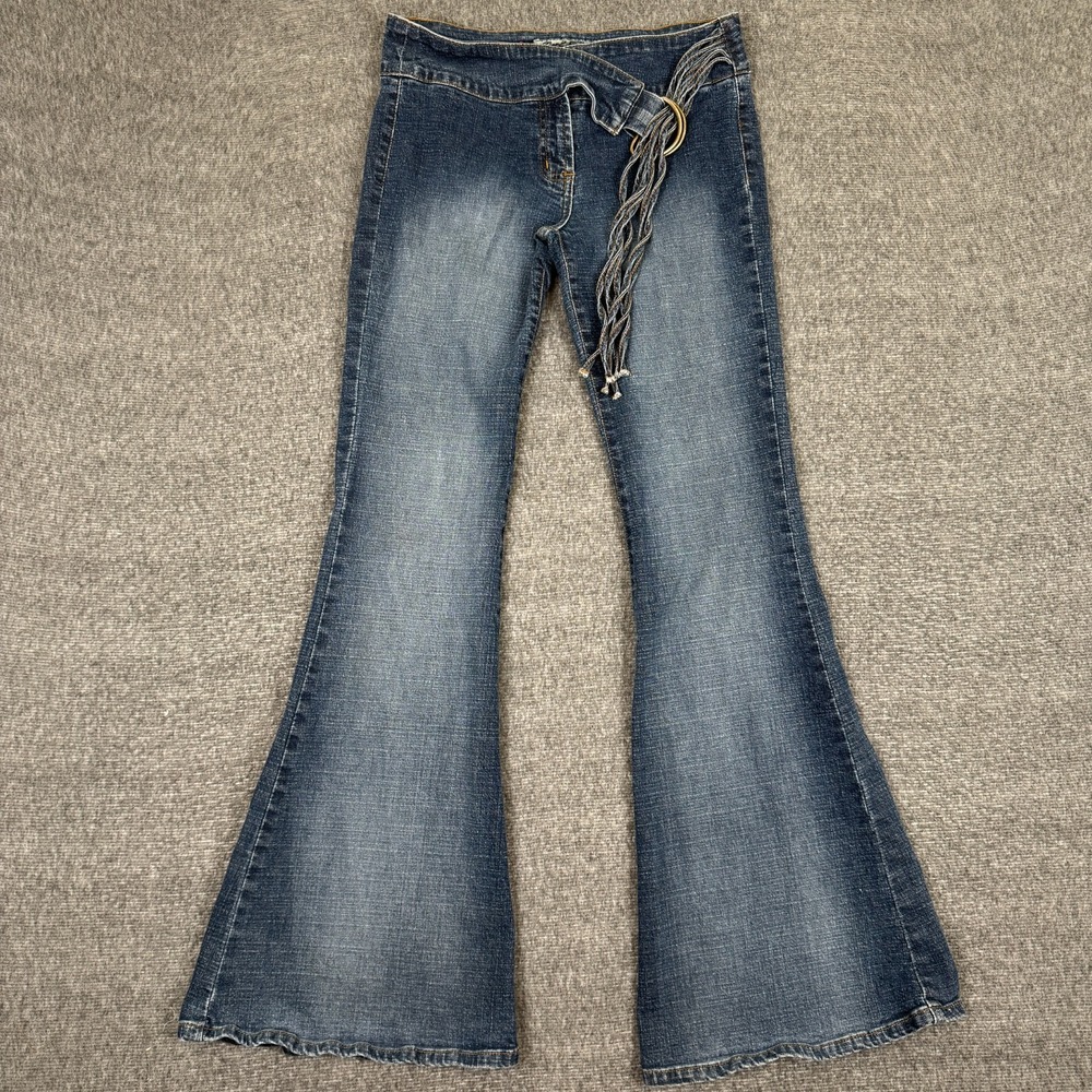 Vintage Paris Blues Soulmate Jeans Womens 7 Flare Low Rise Paris Hilton Y2K